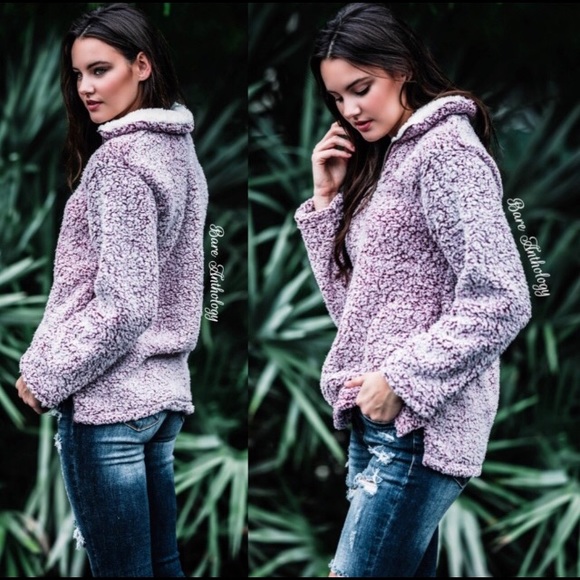 *HP Street Style* *LAST ONE* Cozy Sherpa Sweater - Picture 2 of 4